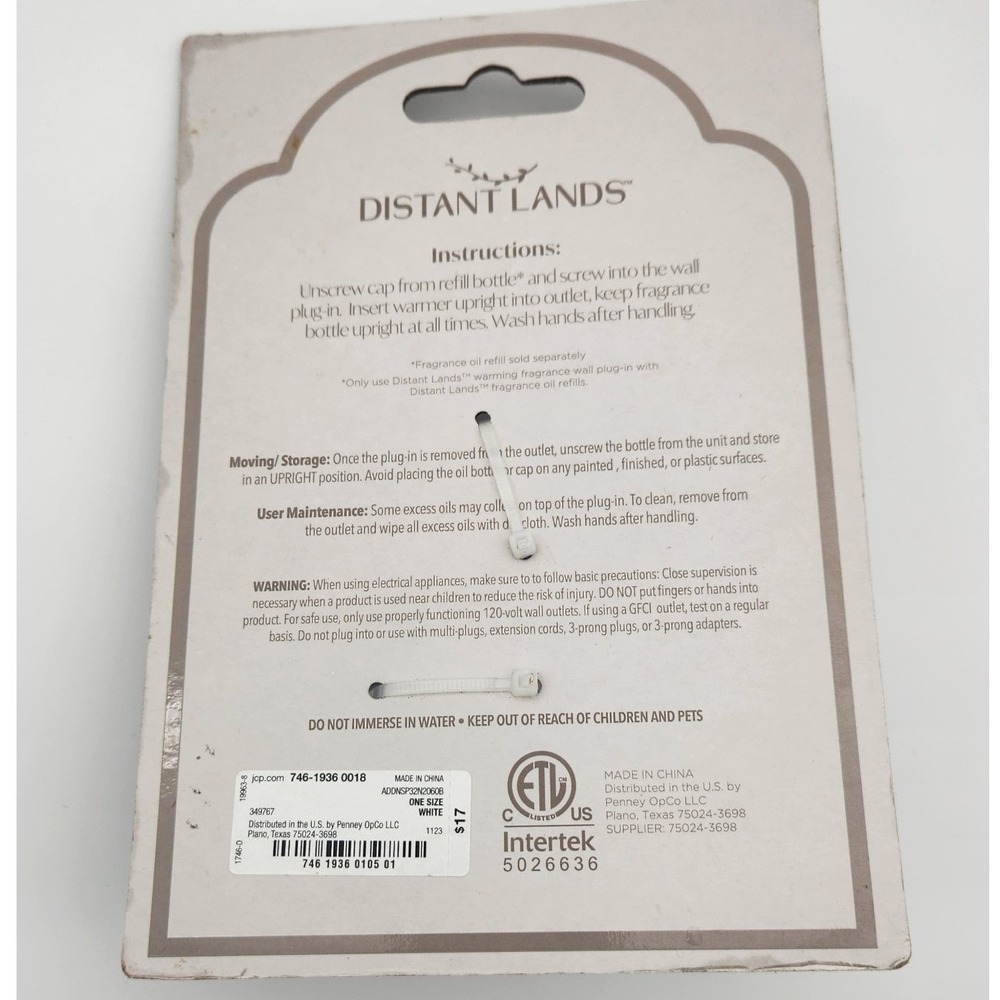 Distant Lands white Plug-In Fragance Diffuser - Picture 3 of 3